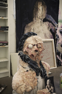 artwork by Andreas Goldner photographed in Berlin Weißensee by Filip Freytag 